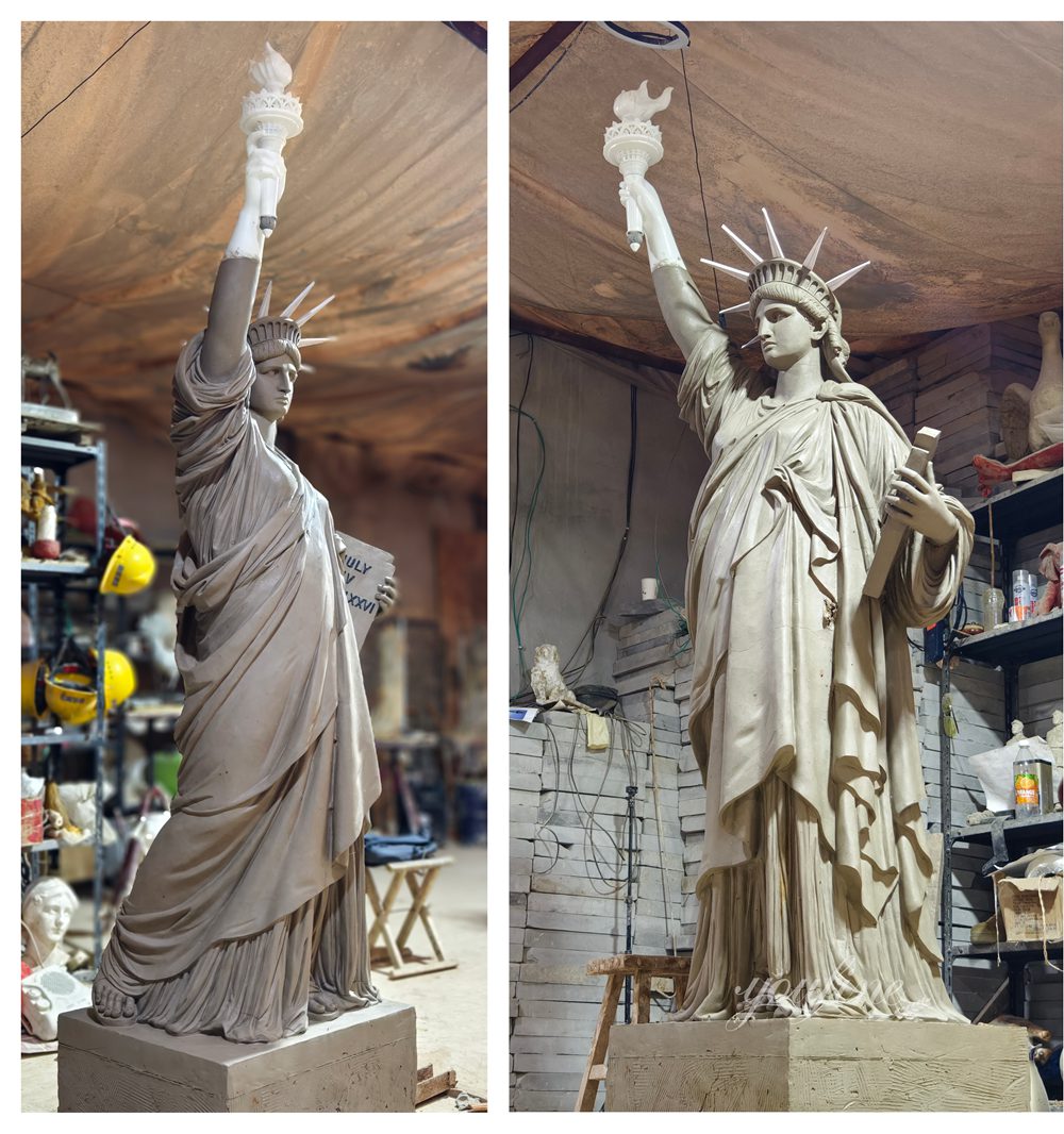 Large Statue of Liberty Replica clay model Factory Supplier