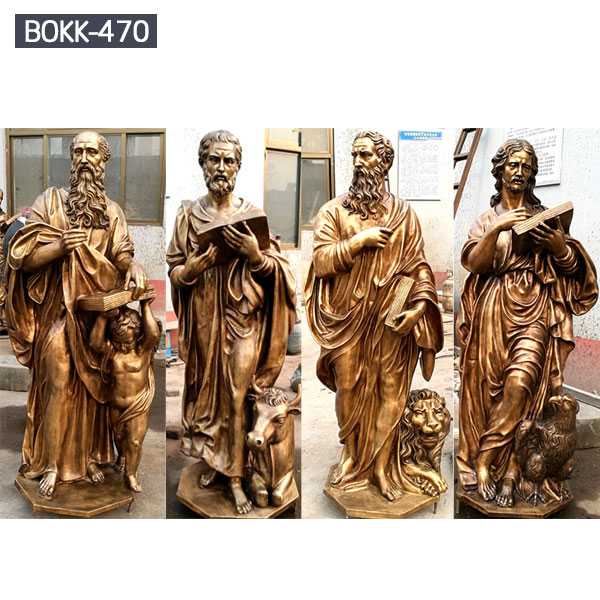 Life size famous four bronze catholic statues for religious church for sale from china foundry--BOKK-470