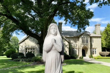 Life Size Famous Catholic Marble Statue Saint Bernadette of Lourdes Design for Church for Sale