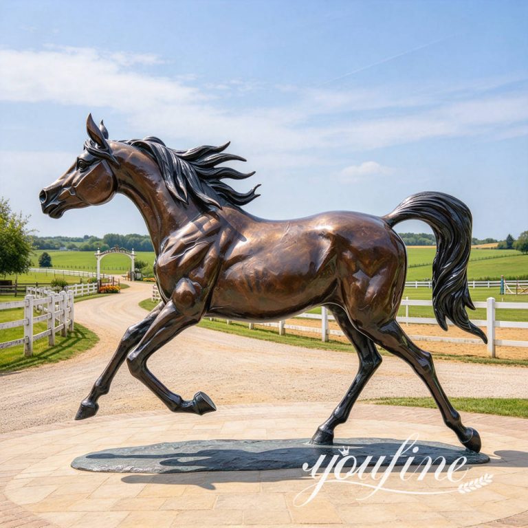 Life Size Bronze Arabian Horse Statue BOKK-488
