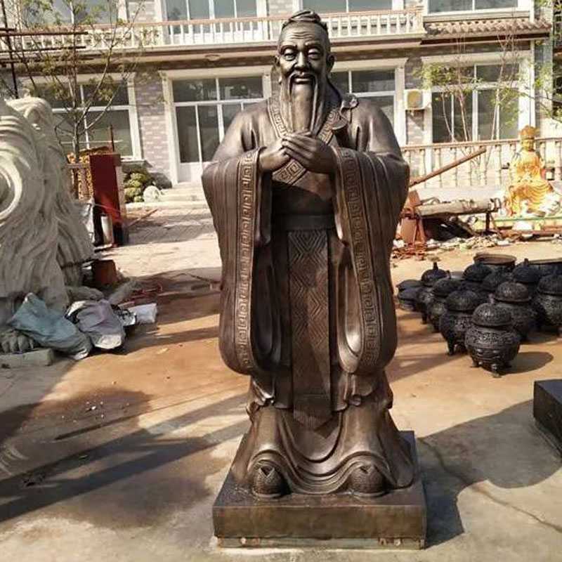 bronze Confucius statue for sale