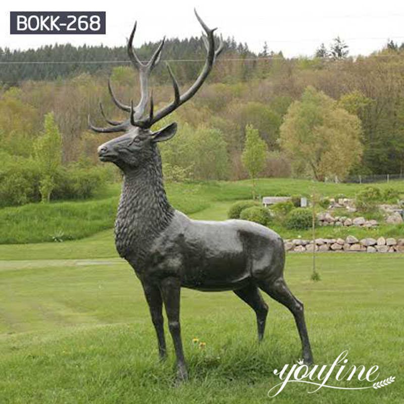 Stag Statue Details: