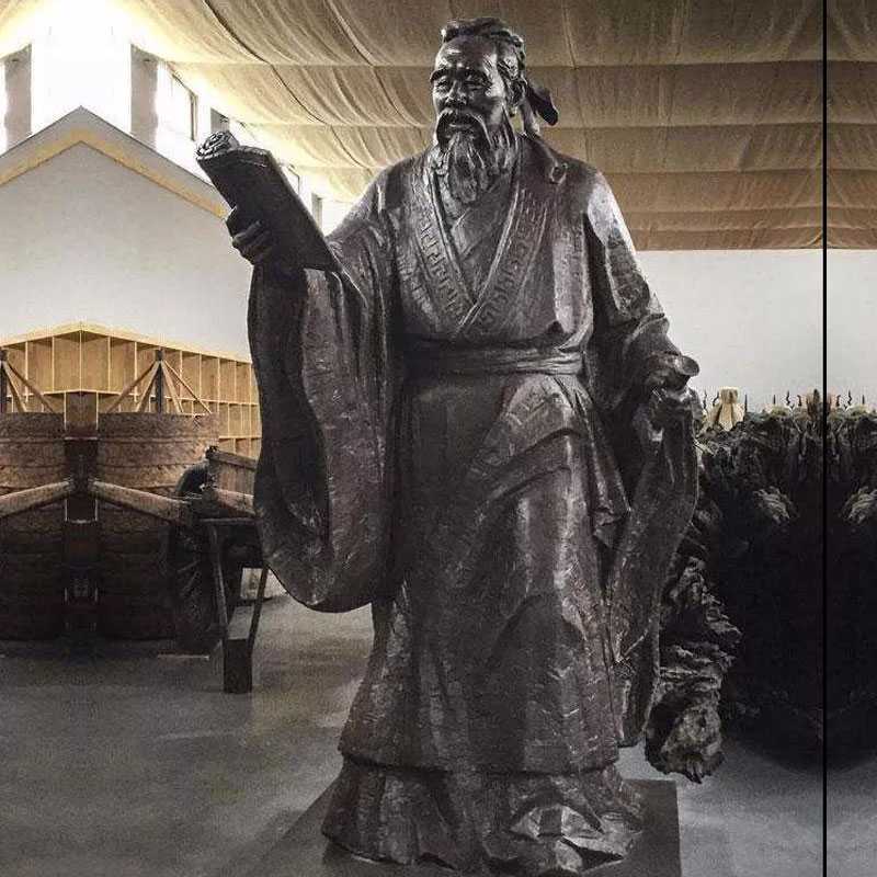 famous bronze Confucius statues