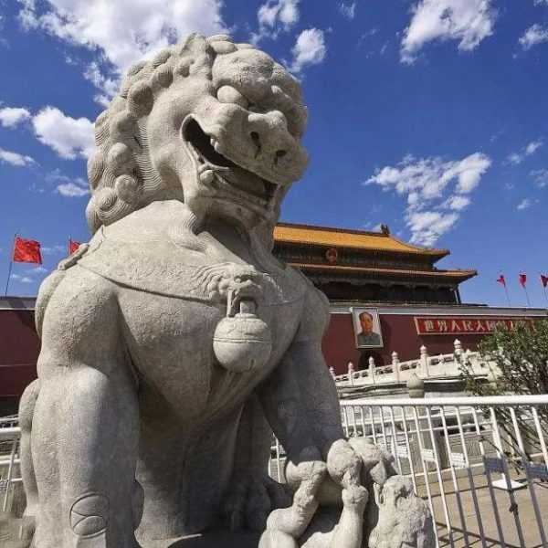 large foo lion statue for sale