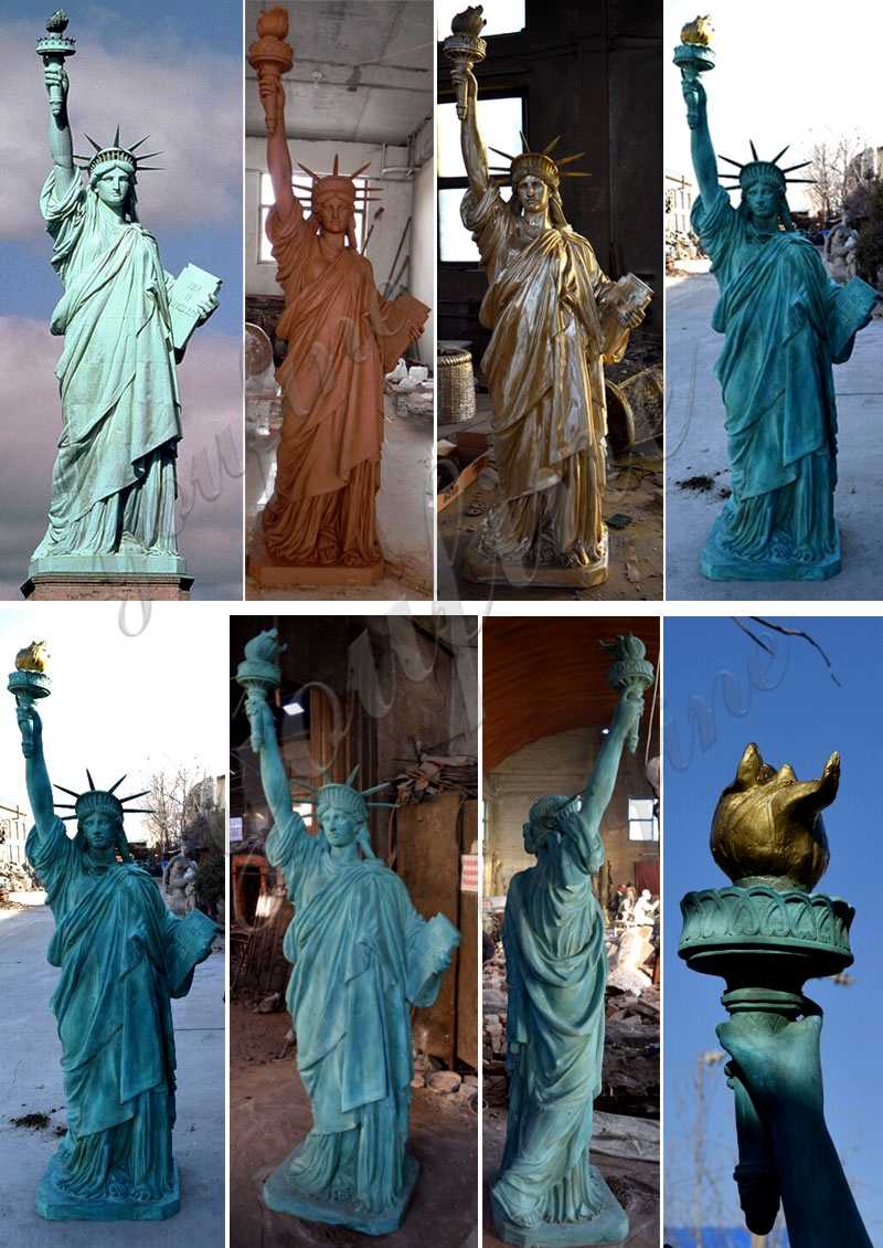 life size Antique Bronze Statue of Liberty