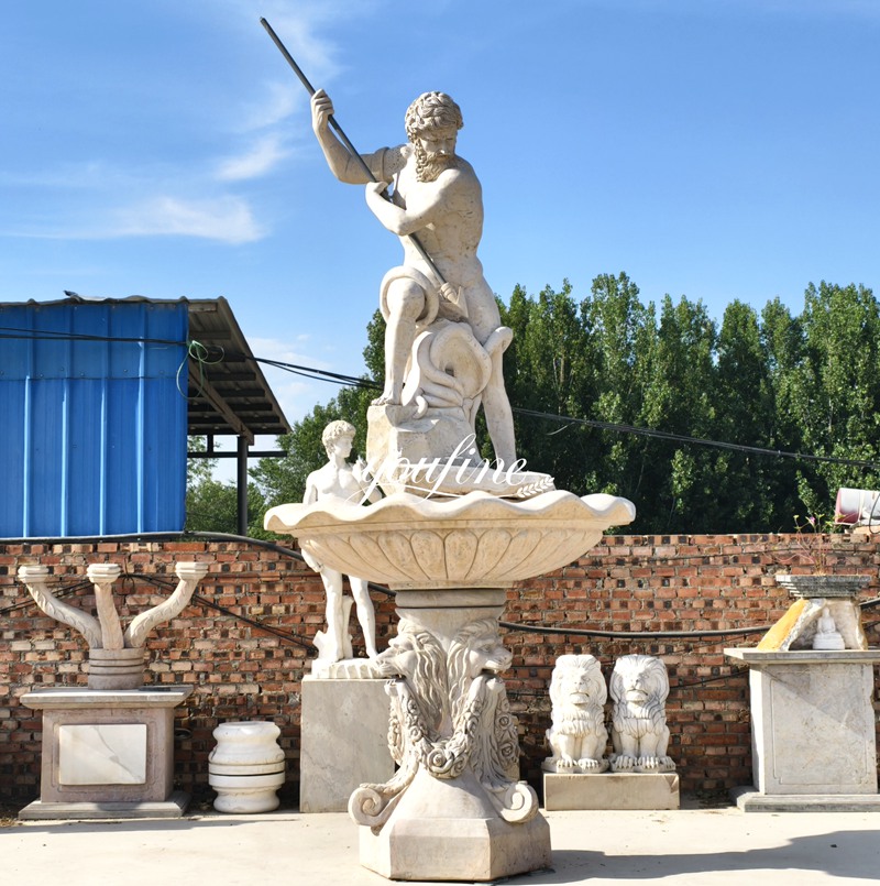 lifesize hercules statue fountain art