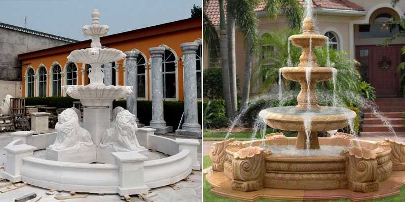 marble tiered water fountain for sale