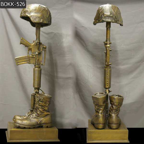 Fallen Soldier Battle Cross Statue Battlefield Cross Statue for Memorial for Sale BOKK-526