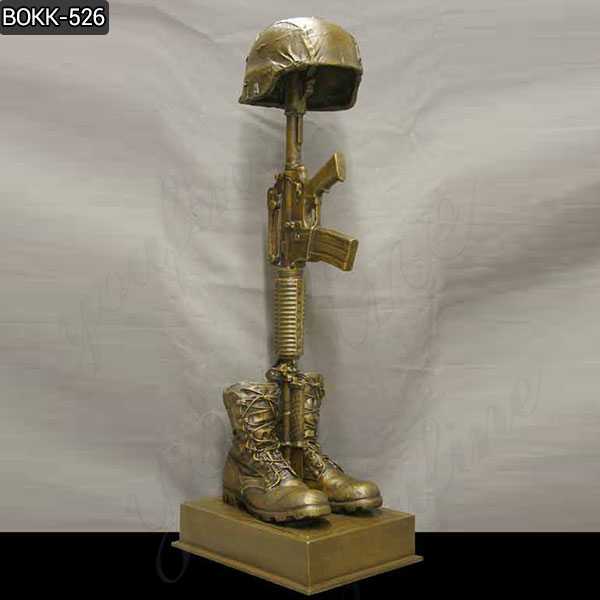 Garden Statue Fallen Soldier Battle Cross Statue Battlefield Cross Statue