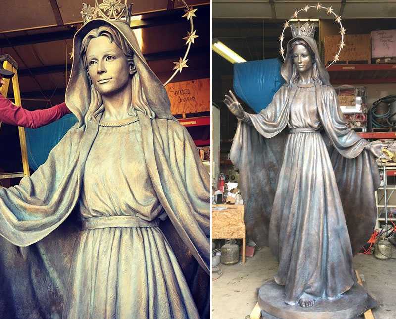 9.finish of our lady of virgin mary statue