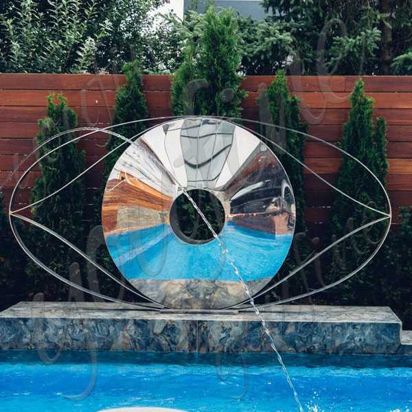 Contemporary Outdoor Sculpture Beside Swimming Pool for Sale CSS-63