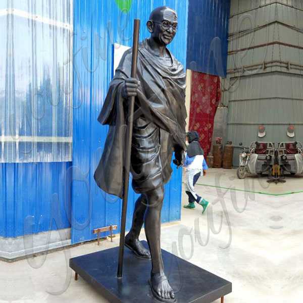 Life size happy Gandhi Jayanti Status Famous bronze statue of Gandhi Jayanti status replica for commemorating for sale–BOKK-510