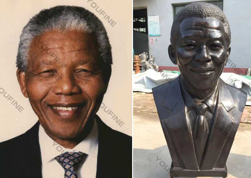 Nelson Rolihlahla Mandela replica of head bust sculpture cost for sale