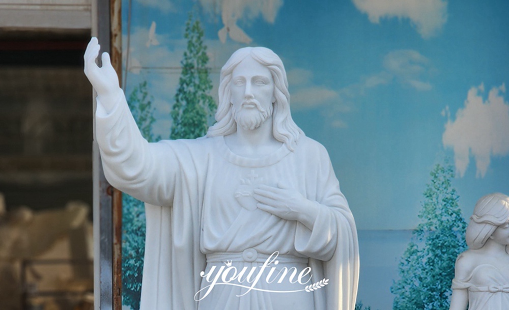 Outdoor Religious Jesus Statue details