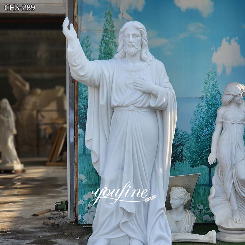 Outdoor Religious Jesus marble Statue