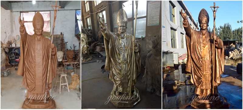 Pope John Paul II statue