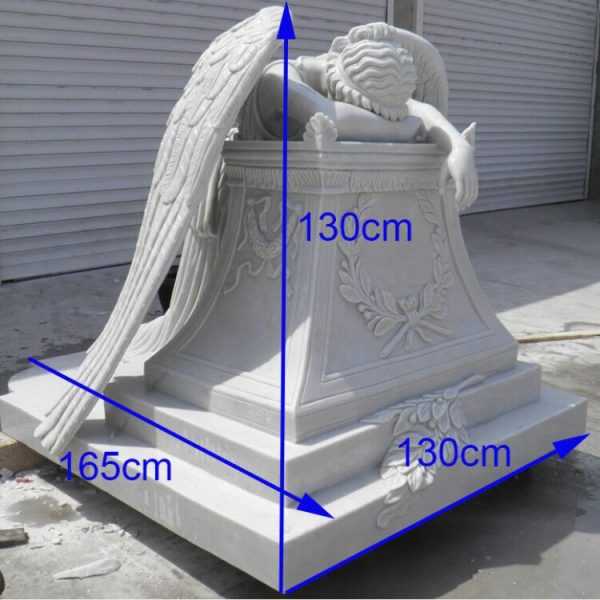 Hot Sell Life Size Weeping Angel Monument Headstone Angel Statues for ...