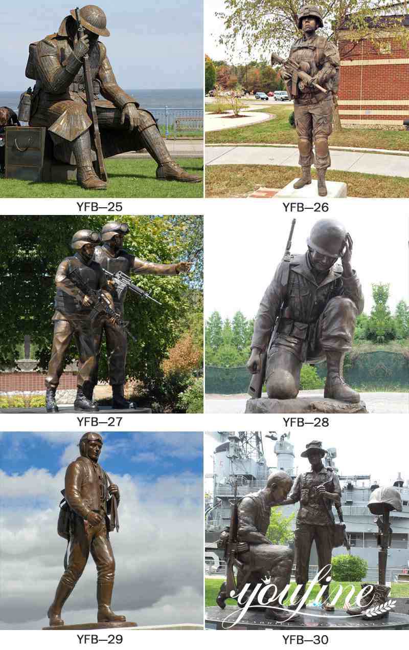 fallen soldier statue-YouFine Sculpture