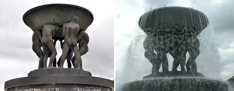famous Vigeland Sculpture Park