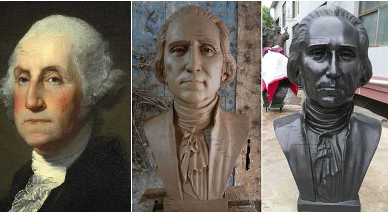 famous bust for sale George Washington Bust Statue Replica