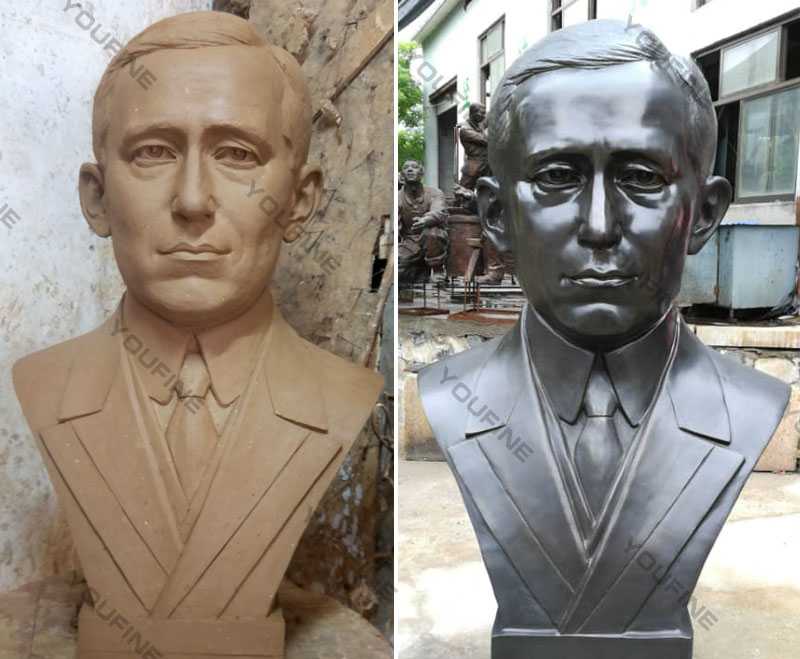 famous custom bust sculpture Guglielmo Marconi