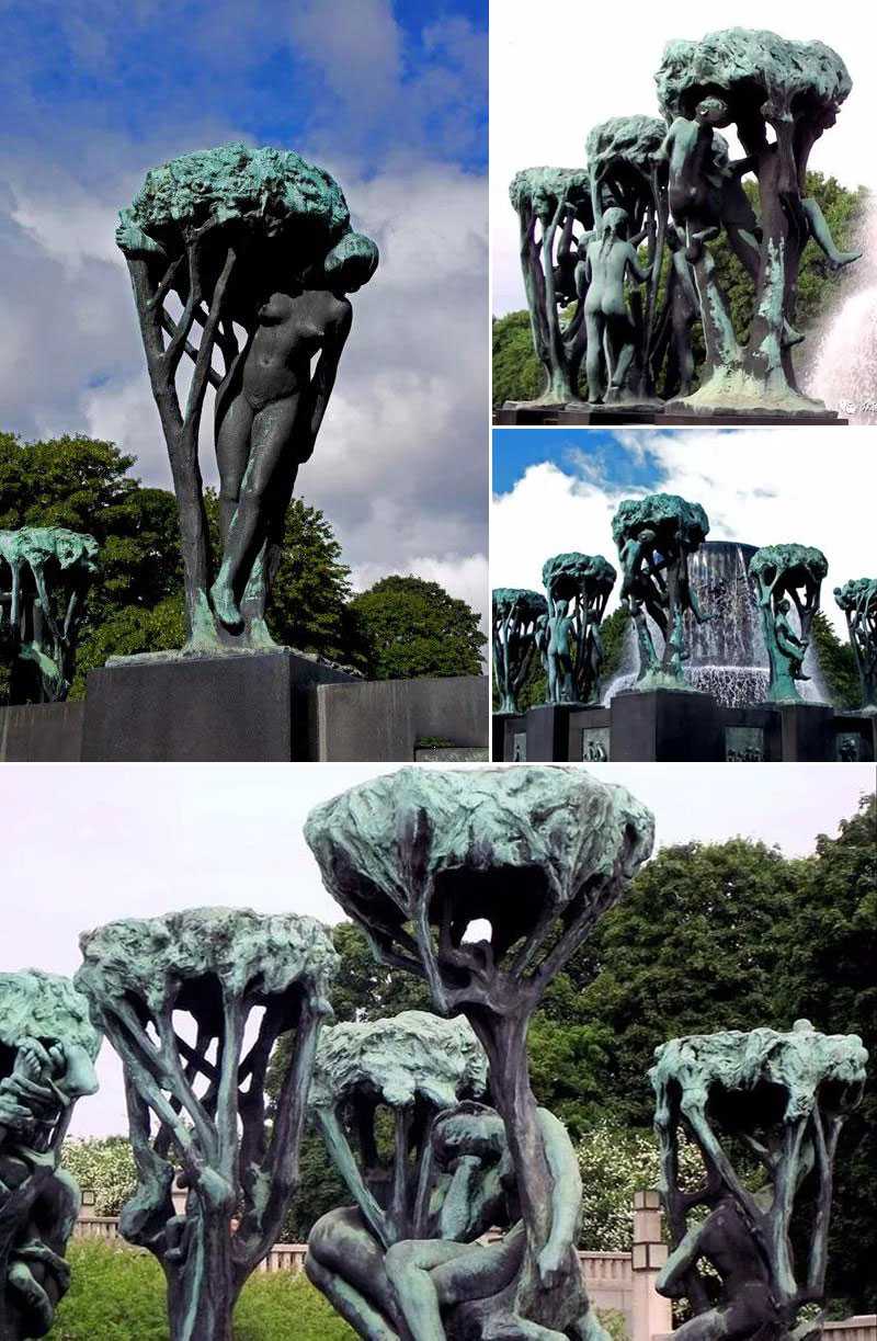 famous sculpture park Vigeland Sculpture Park