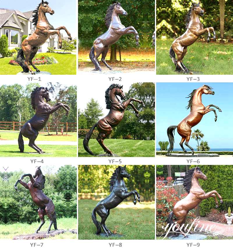 horse sculpture for garden-YouFine Sculpture