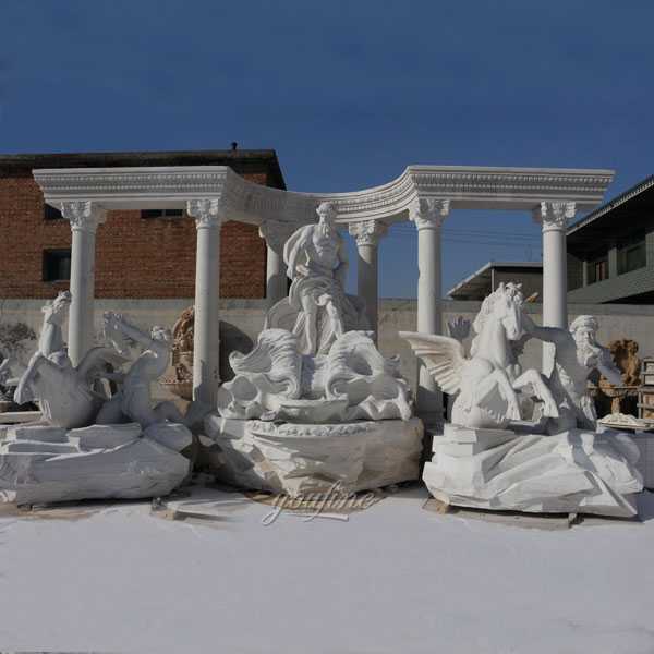 large famous marble trevi fountain replica design for sale