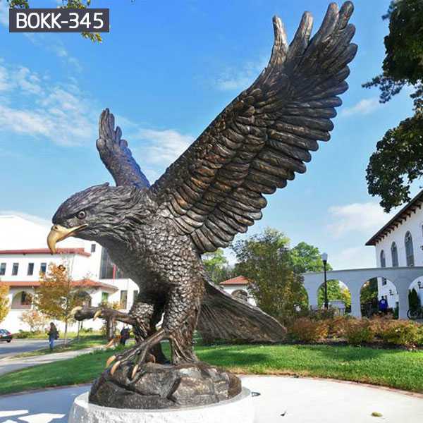 life size bronze eagle statue for sale--BOKK-345