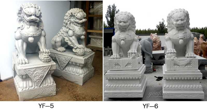 life size chinese foo dog garden ornaments