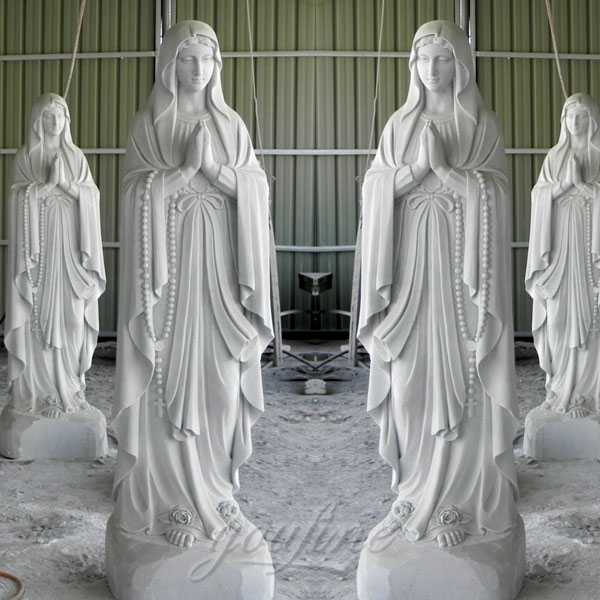 life size marble religious blessed our lady of lourdes statue for sale