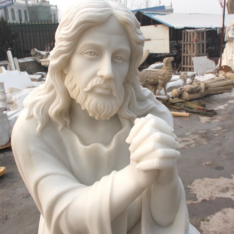 marble religious statue Jesus statue for church 