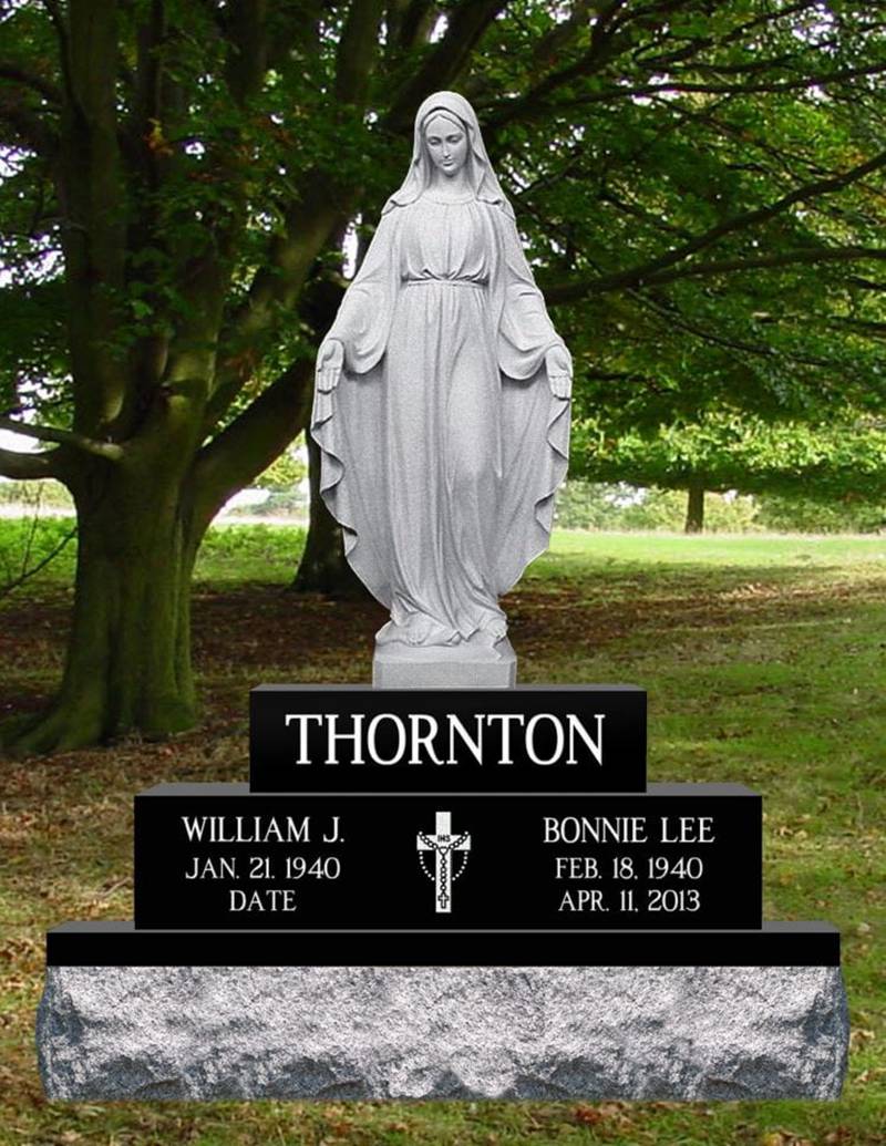 virgin mary headstone- YouFine Sculpture