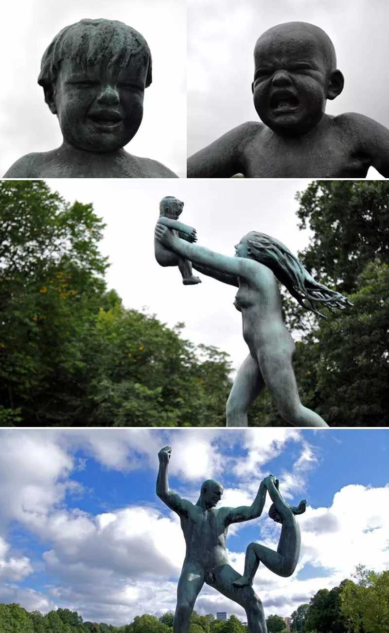 world famous sculpture park Vigeland Sculpture Park