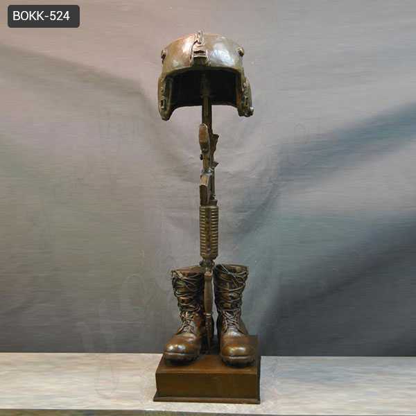 Famous Bronze Army Soldier Garden Statue Fallen Soldier Garden Statue Soldier Memorial Statues for Sale BOKK-524