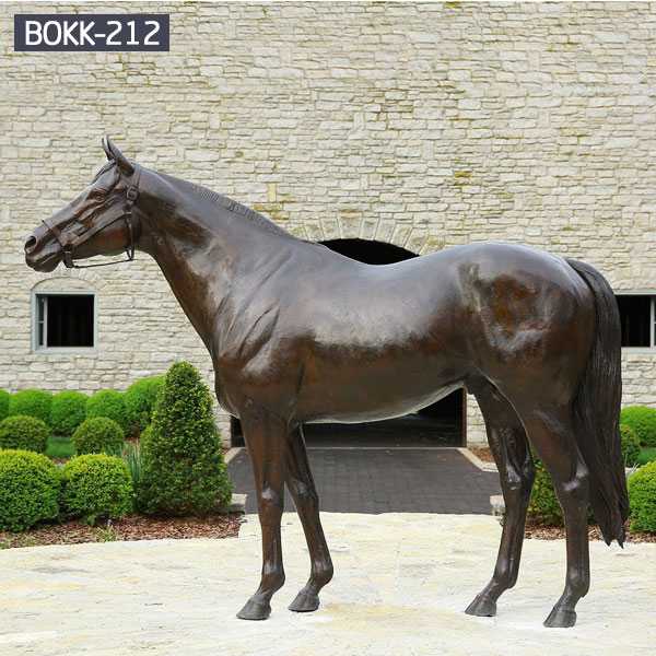 Life Size Bronze Horse Statue Farm Decor China Foundry BOKK-212