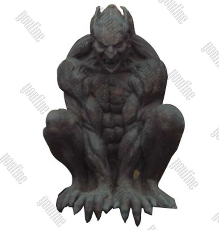 Large Antique Garden Bronze Gargoyles Statue for Roof-YouFine