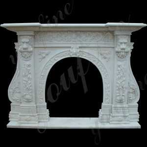 Life Size Custom Made Contemporary Fireplace Mantels and Surrounds Design for Sale--MOKK-130