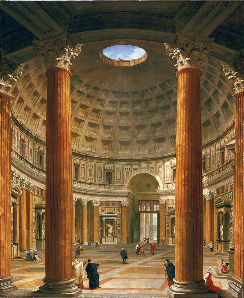 Corinthian columns - Pantheon, Rome