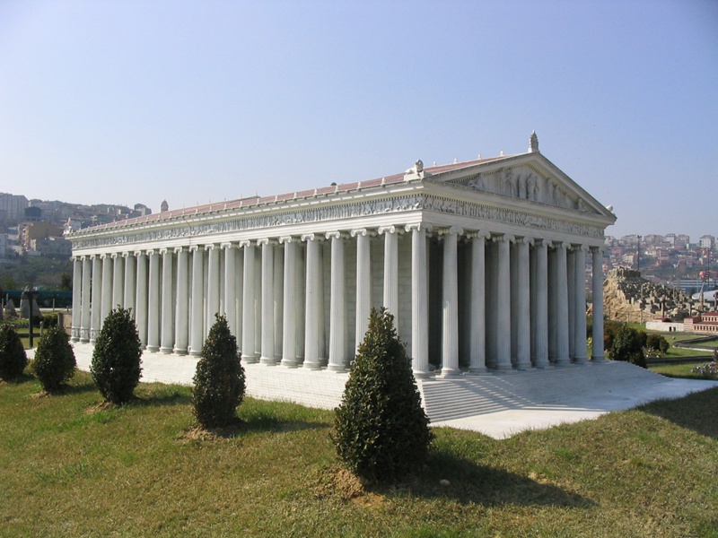 Ionic columns Temple of Artemis