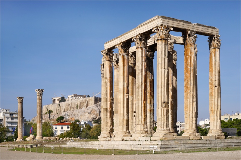 Corinthian columns - Temple of Olympian Zeus, Athens
