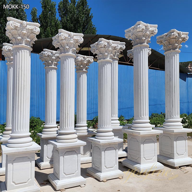 White House Exterior Front Porch Columns MOKK-150