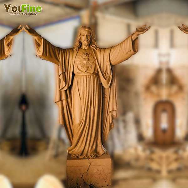 clay model of Jesus sculpture