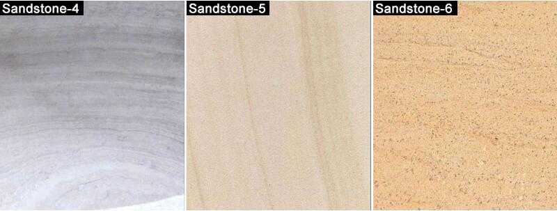 different color of sandstone