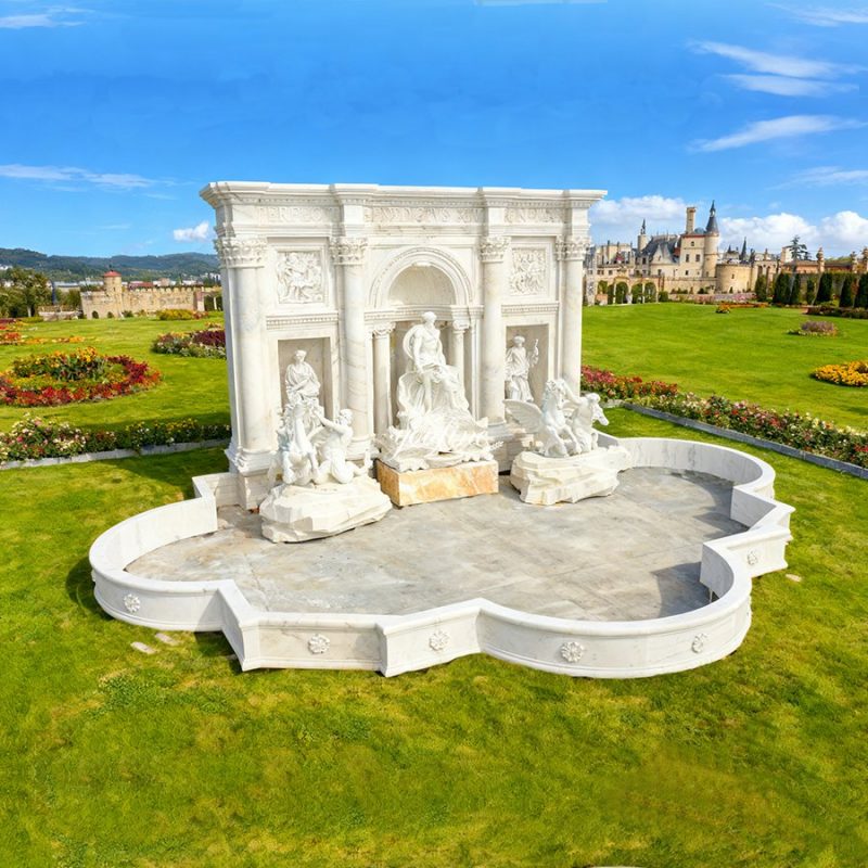 famous Trevi Fountain