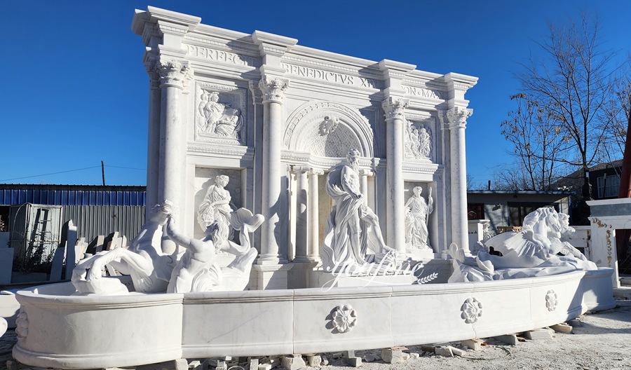 famous Trevi Fountain Replica