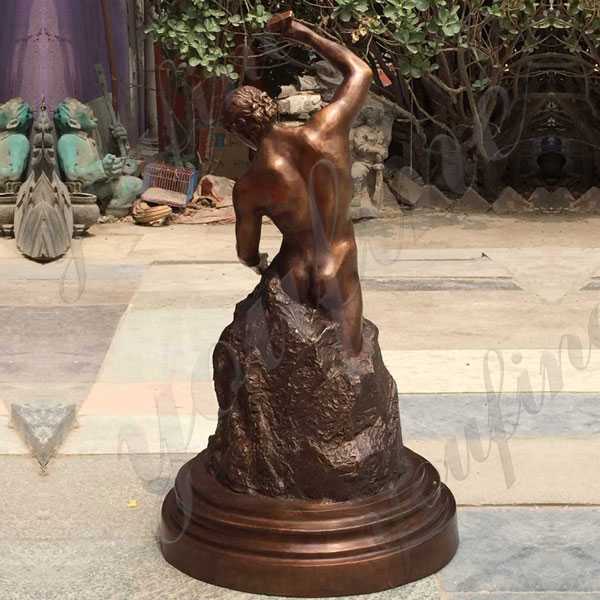famous life size man carving himself out of stone self made man statues replica for sale