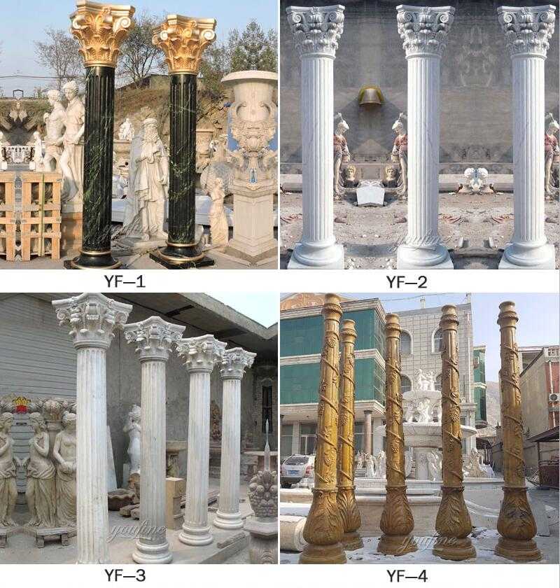 front pillars for house decoration