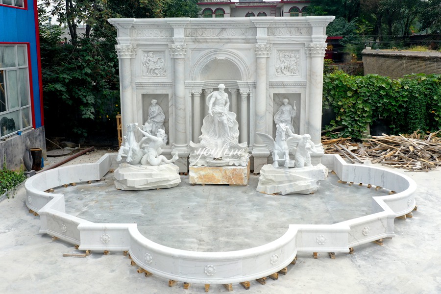 large marble Trevi Fountain Replica