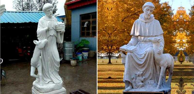 large st francis garden statue for sale